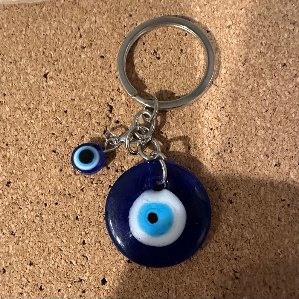 ✨🧿Evil Eye Keychain w/Matching Charm🧿✨